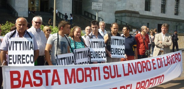 Il “Comitato a sostegno dei familiari delle vittime e dei lavoratori Eureco” informa che mercoledì 16 Gennaio 2012 si terrà la quinta e decisiva udienza del processo Eureco.